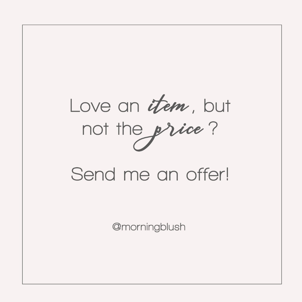 Make an offer! ☺️